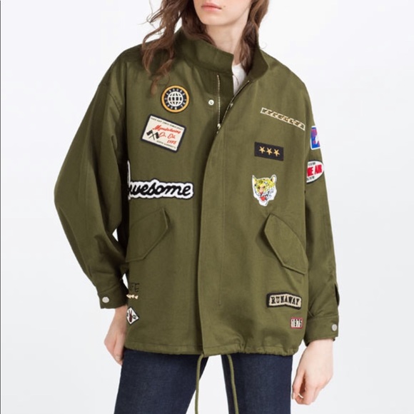 NWOT ZARA UTILITY JACKET - Picture 3 of 3